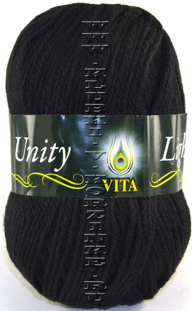 Пряжа Vita Unity Light - (6013 - Черный)
