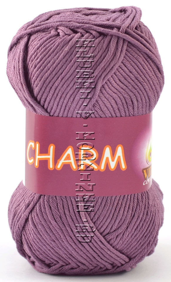 Пряжа VITA cotton "CHARM" - (4195 - Пыльная сирень)