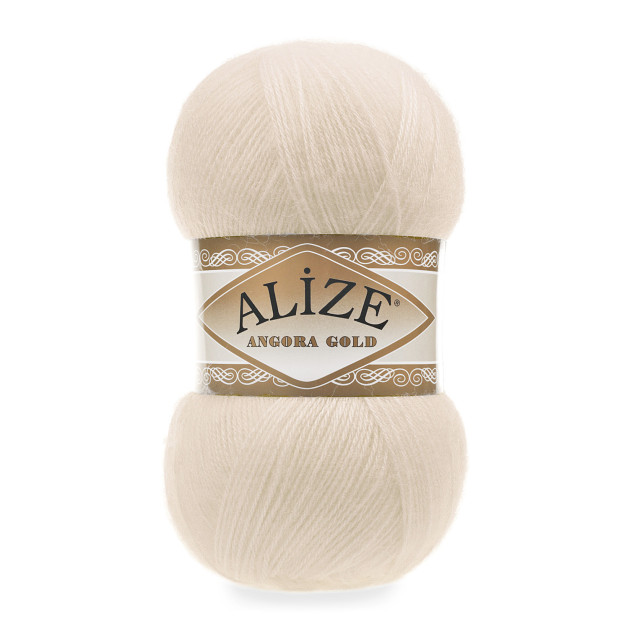 Пряжа «ANGORA GOLD Alize» - (67 - Молочно-бежевый)