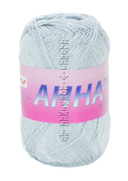 Пряжа Анна 20 Seam - (202 - Светло - серый)