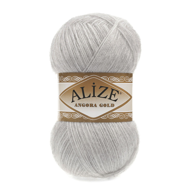 Пряжа «ANGORA GOLD Alize» - (208 - Светло-серый)