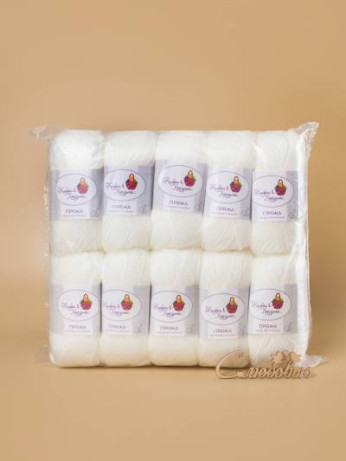 Пряжа «Алетта» - (01 - Белый)