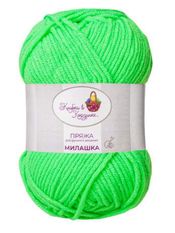 Пряжа «Милашка» - (305 - Неоновый салат)