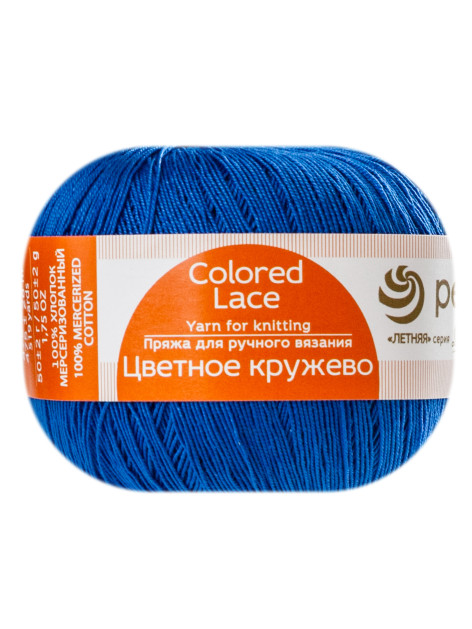 Пряжа Пехорка «Цветное кружево» - (26 - Василёк)