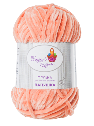 Пряжа «Лапушка» - (901 - персиковый мусс)