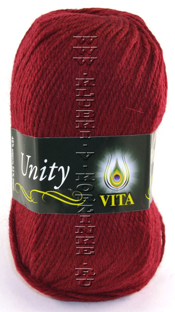 Пряжа Vita Unity Light - (6017 - Бордовый)