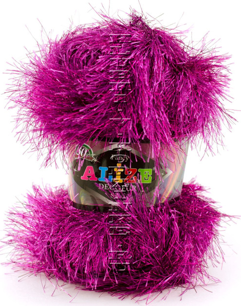 Пряжа Decofur Sim Alize - (621-01 - Фуксия)