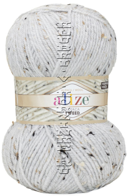 Пряжа Alpaca Tweed Alize - (684 - Серый)