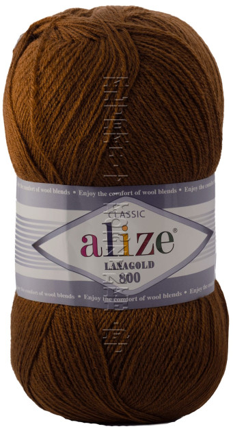 Пряжа Lanagold 800 Alize - (373 - Ириска)