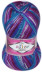 Пряжа SUPERWASH Alize comfort socks - (цвет 4412 - Петроль, фиалка, бирюза)