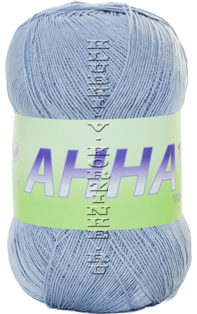 Пряжа Анна 16 Seam - (349 - Серебристо - серый)