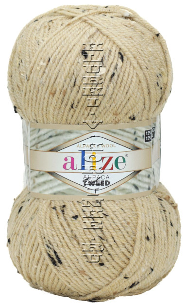 Пряжа Alpaca Tweed Alize - (262 - Беж)