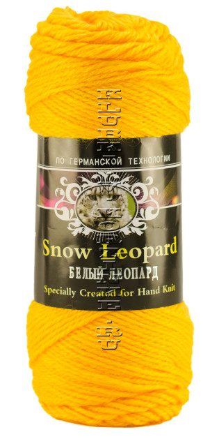 Пряжа «Белый Леопард (Snow Leopard)» Color City - (2104 - Желтый)
