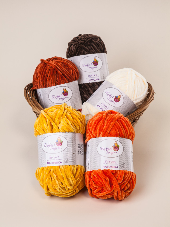 Пряжа «Лапушка» набор «Золотая пора»