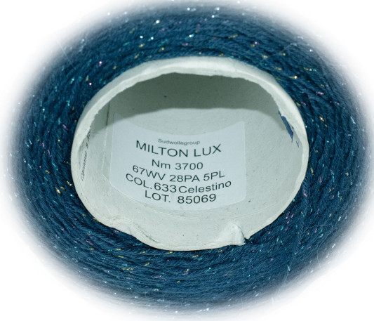 Пряжа в бобинах Milton Lux (633 - Петроль)