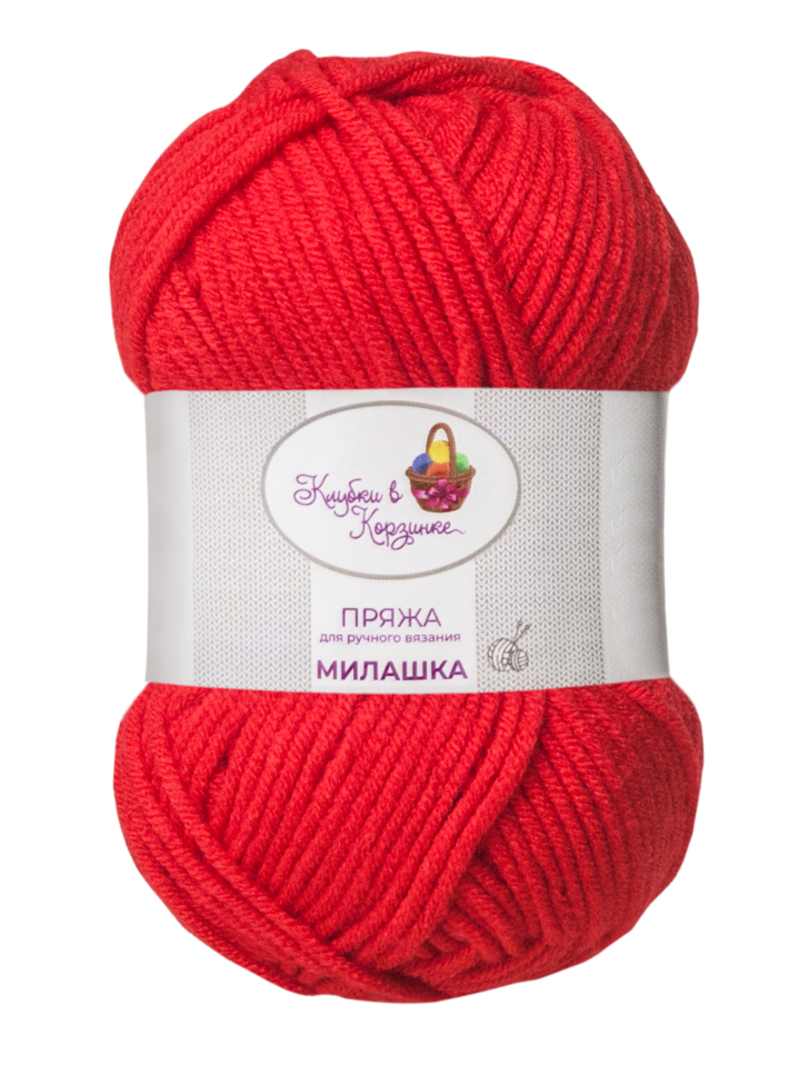 Пряжа «Милашка» - (03 - Красный)
