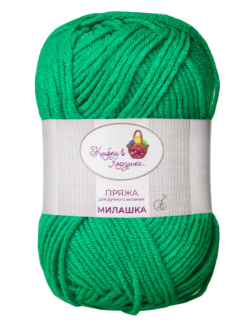 Пряжа «Милашка» 100% акрил, (321 - Трава)