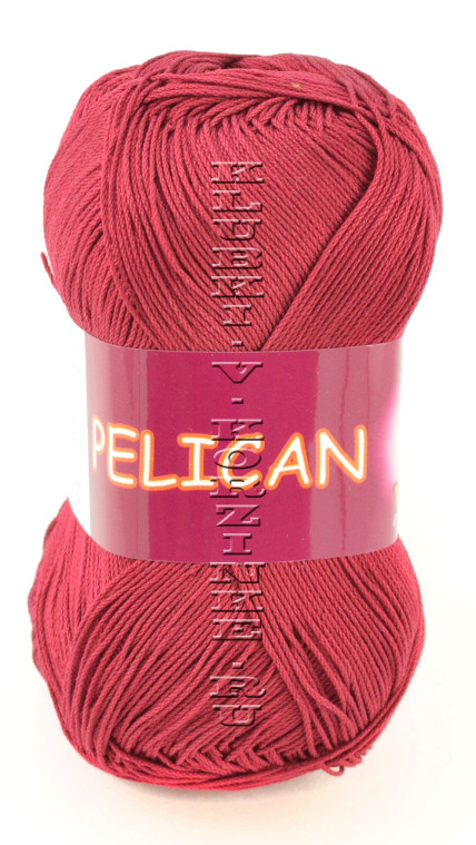 Пряжа VITA cotton "PELICAN" - (3955 - Винный)