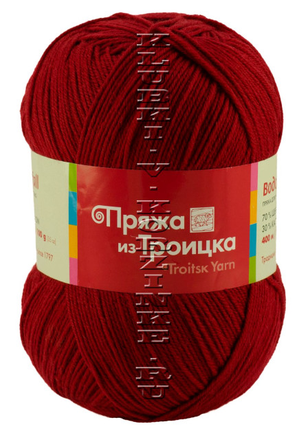 Пряжа Троицкая «Водопад» - (3122 - Ягода)