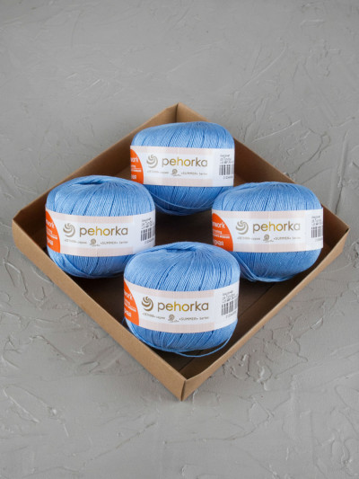 Пряжа Пехорка «Ажурная» - (05 - Голубой)