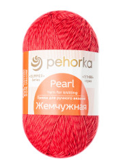 Пряжа Пехорка «Жемчужная» - (06 - Красный)