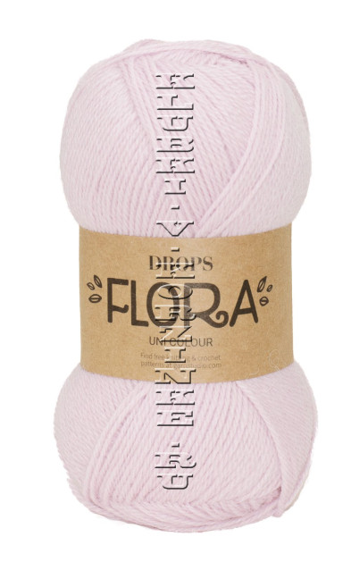 Пряжа Flora DROPS - (21 - Розовый)