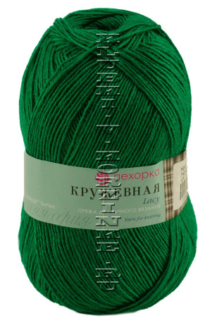 Пряжа Пехорка «Кружевная» - (742 - Бильярд)