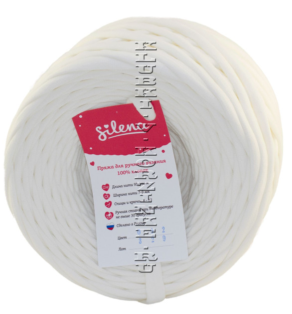 Трикотажная пряжа «Silena» - (002 - Молочный)