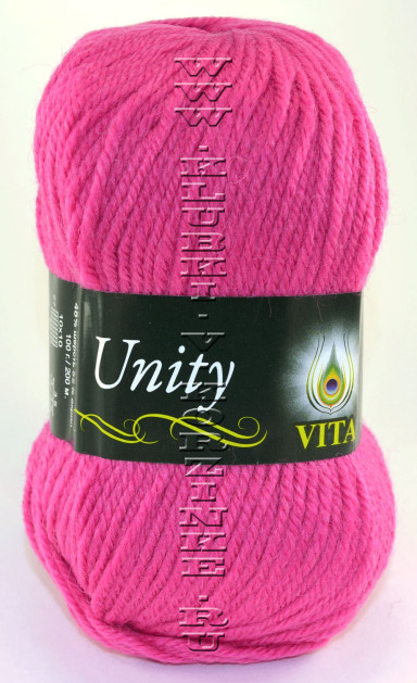 Пряжа Vita Unity Light - (6033 - Ярко-розовый)