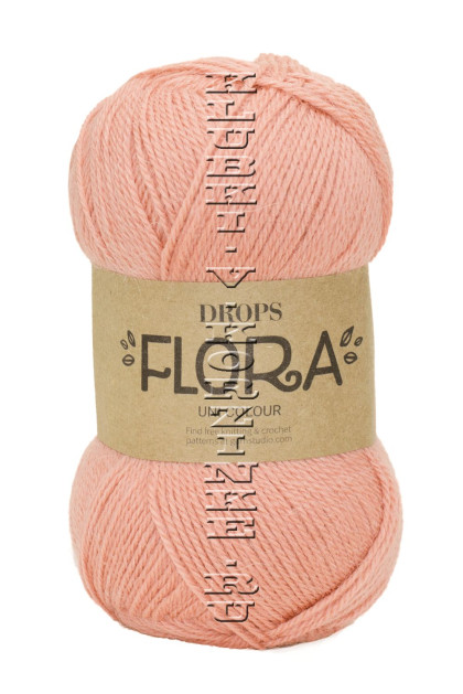 Пряжа Flora DROPS - (20 - Персик)