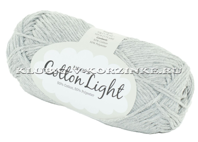 Пряжа Cotton Light DROPS - (31 - Жемчужно - серый)