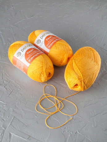 Пряжа Пехорка «Жемчужная» - (12 - Желток)