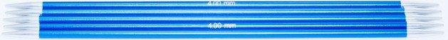 Спицы KnitPro Zing чулочные №4; 20 см (арт.47039)
