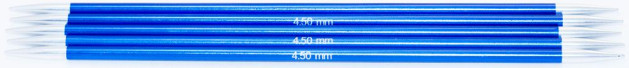 Спицы KnitPro Zing чулочные №4,5; 20 см (арт.47040)