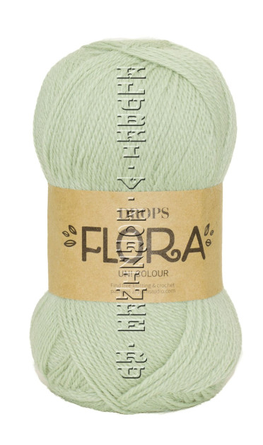 Пряжа Flora DROPS - (16 - Фисташковый)