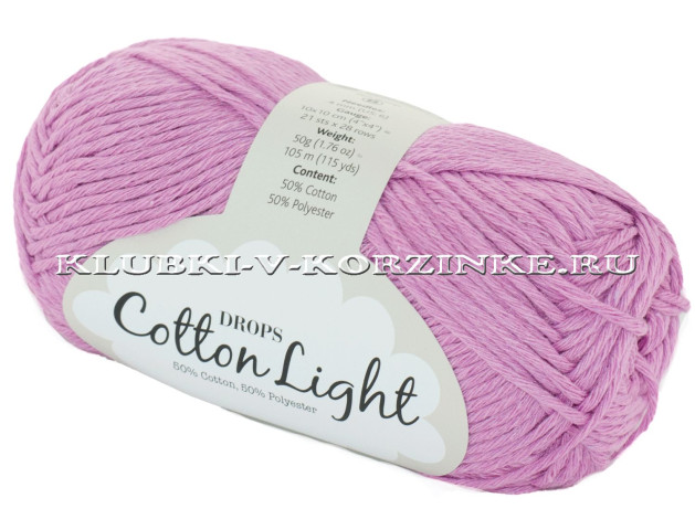 Пряжа Cotton Light DROPS - (23 - Орхидея)