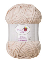 Пряжа «Милашка» - (101 - Топленое молоко)