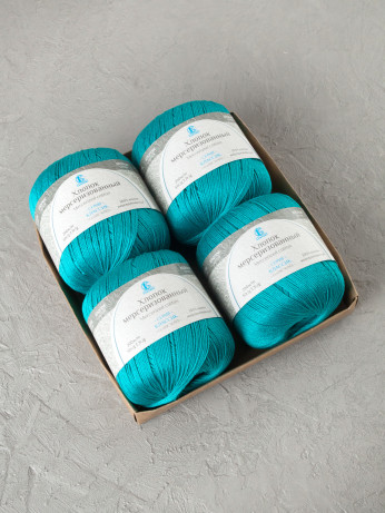 Пряжа Камтекс «Хлопок Мерсеризованный» - (083 - Нефрит)