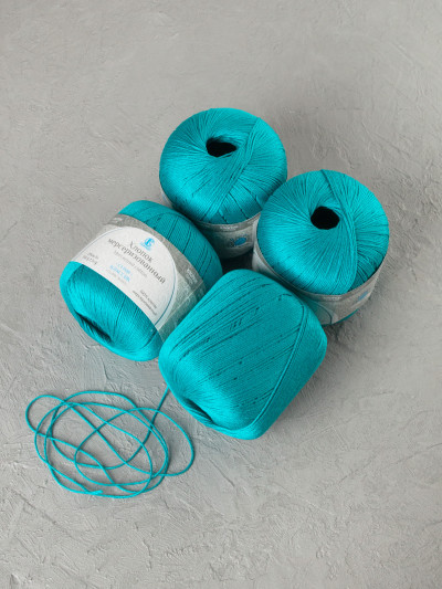 Пряжа Камтекс «Хлопок Мерсеризованный» - (083 - Нефрит)