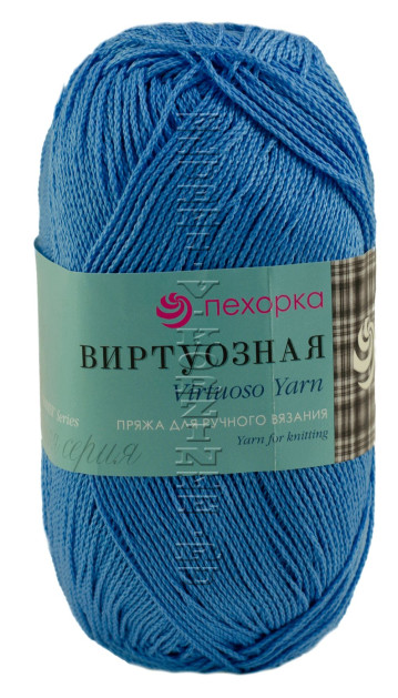 Пряжа Пехорка «Виртуозная» - (15 - Т.голубой)