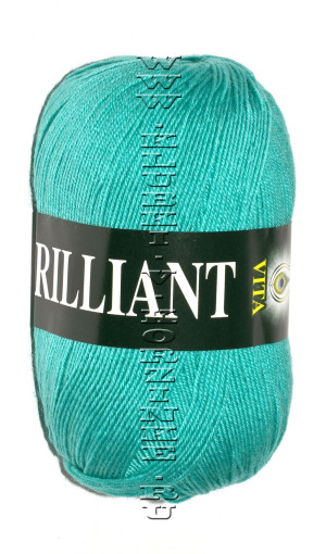 Пряжа VITA &quot;BRILLIANT&quot; - (4978 - Зеленая бирюза) 100 гр. / 380 м45% шерсть (ластер), 55% акрил