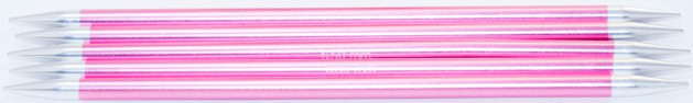 Спицы KnitPro Zing чулочные №6,5; 20 см (арт.47044)