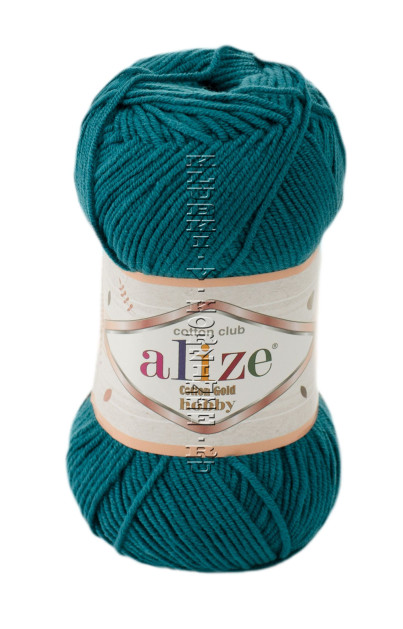 Пряжа Cotton Gold Hobby Alize - (17 - Петроль)