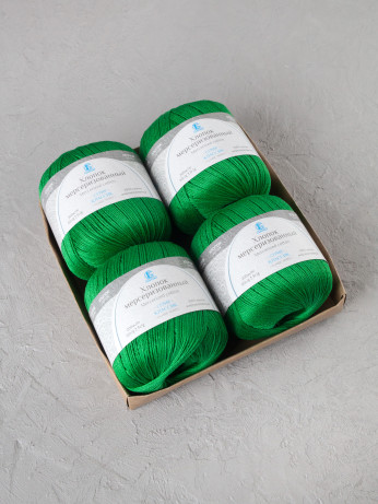 Пряжа Камтекс «Хлопок Мерсеризованный» - (044 - Трава)