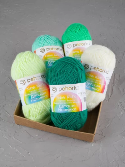 Набор пряжи Пехорка «Детская новинка» Квинтет 6