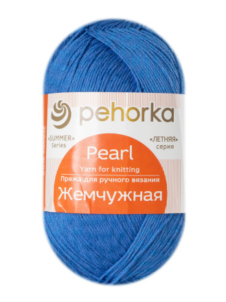 Пряжа Пехорка «Жемчужная» - (26 - Василек)