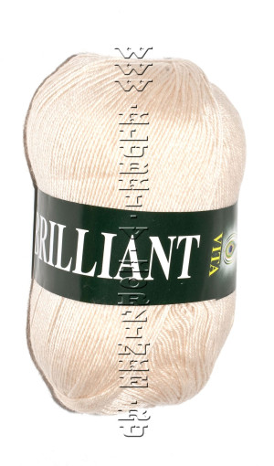 Пряжа VITA «BRILLIANT» - (4983 - Экрю) 100 гр. / 380 м45% шерсть (ластер), 55% акрил
