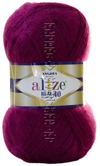 Пряжа Angora Real 40 Alize - (50 - Фуксия)