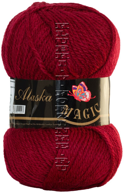 Пряжа Magic «Alaska» - (5819 - Бордовый)