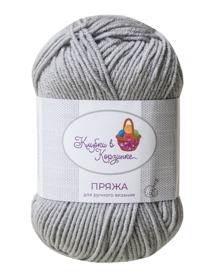 Пряжа «Алетта» - (030 - Св.серый)
